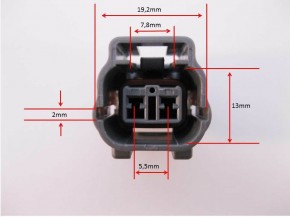 Stecker 2pol Denso Buchsengehäuse Stopmagnet Kubota Abschaltmagnet Absteller