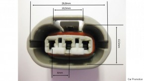 Stecker 3pol Denso Buchsengehäuse Lichtmaschine Kubota Toyota Lexus 16678-65830